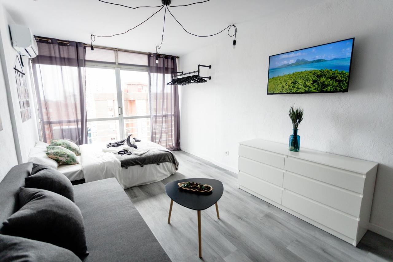 Modern Studio With See And City View Benidorm Dış mekan fotoğraf